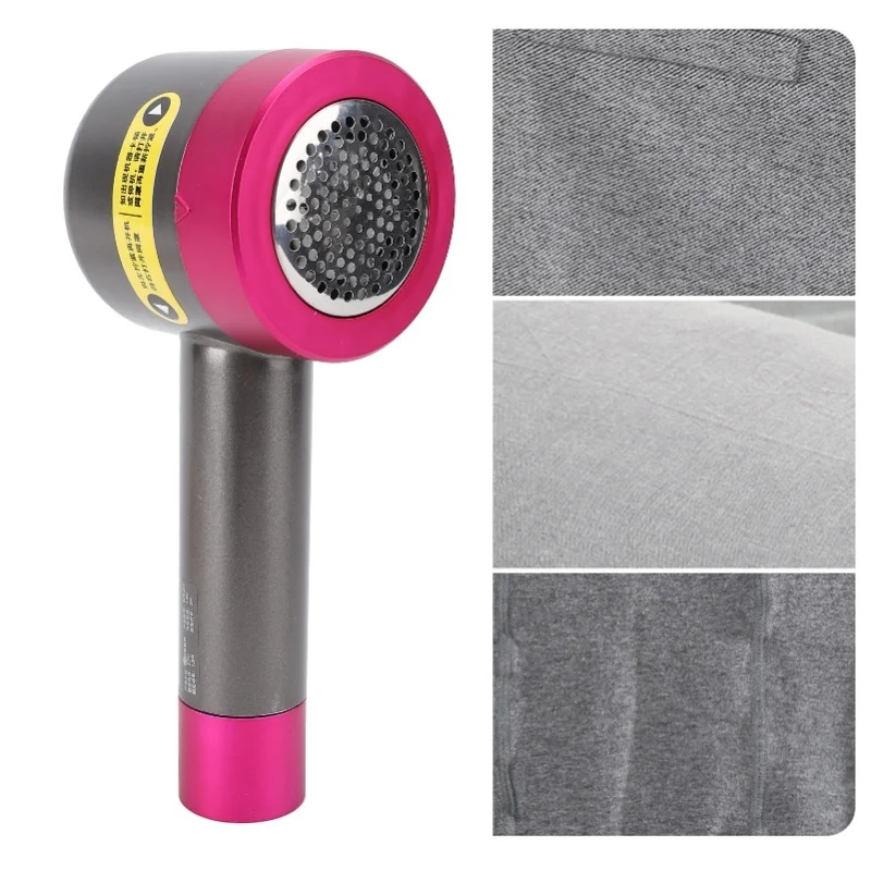 

Fabric Lint Shaver 2 In 1 USB Charging Rotation 6 Blades Electric Portable Sweater Defuzzer For Home