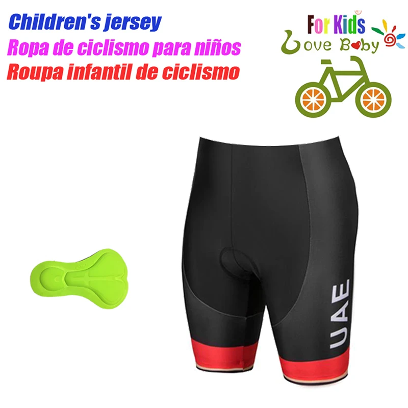 UAE 2022 New Kids Cycling Jerseys Set Summer Breathable Child Bike Cycling Clothes Boy Sport Bicycle Jersey Cycling Clothing