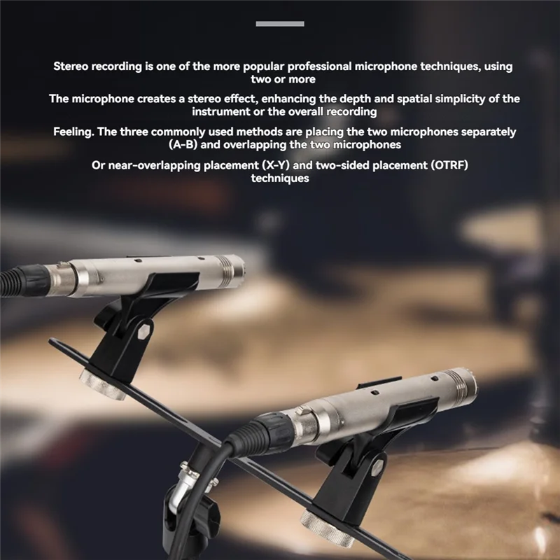 B04C-Dual Microphone Stand Extension Bracket For Studio Recording Adjustable Mic Mounts For Enhanced Sound Quality