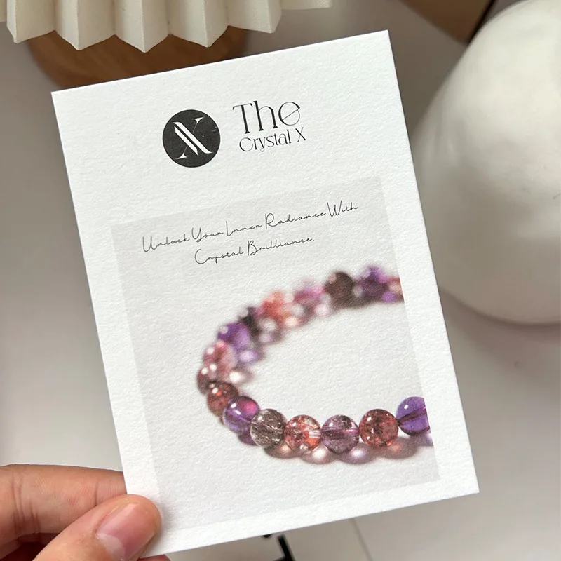 

Customized High-end E-commerce After-sales Service Card Custom Cotton Paper Product Warranty Instructions Buyer Show Packaging G
