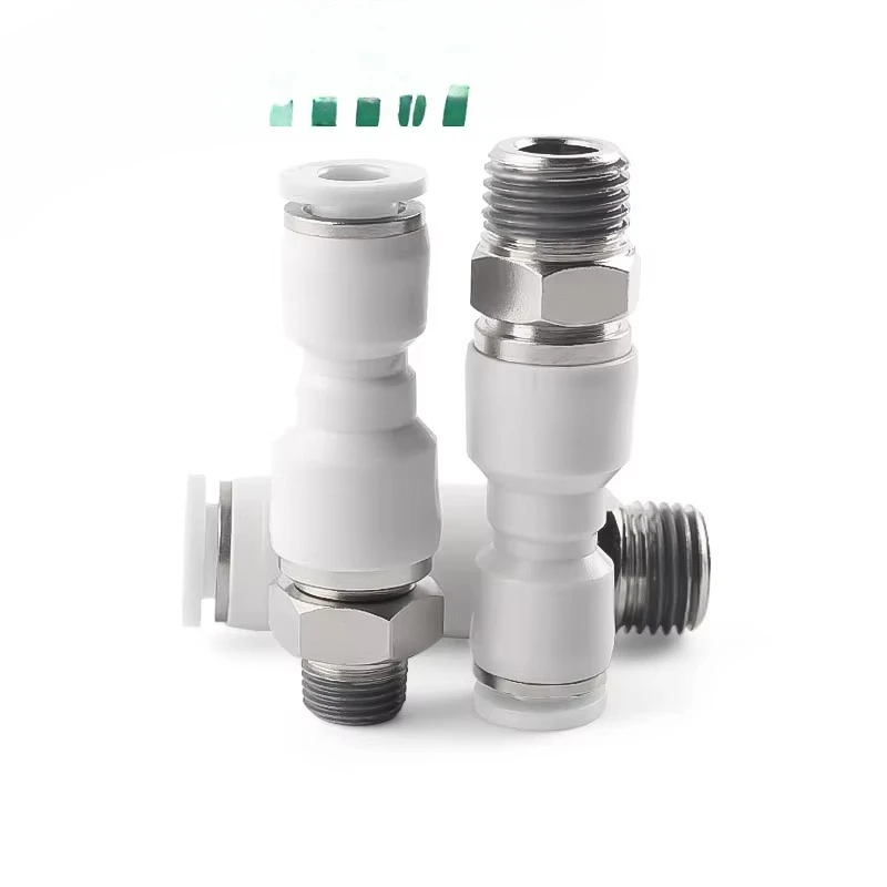 Wholesale Custom Pneumatic Pipe Quick Insert Connector NRC Straight Through High Speed Rotary Pneumatic Connector