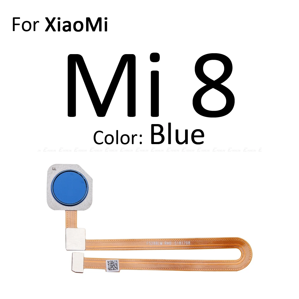 معرف اللمس بصمة موصل الماسح الضوئي الاستشعار الرئيسية العودة مفتاح زر فليكس ل Xiaomi Mi 8 Lite SE Mi5S Mix Max 2 2S 3 Plus #3