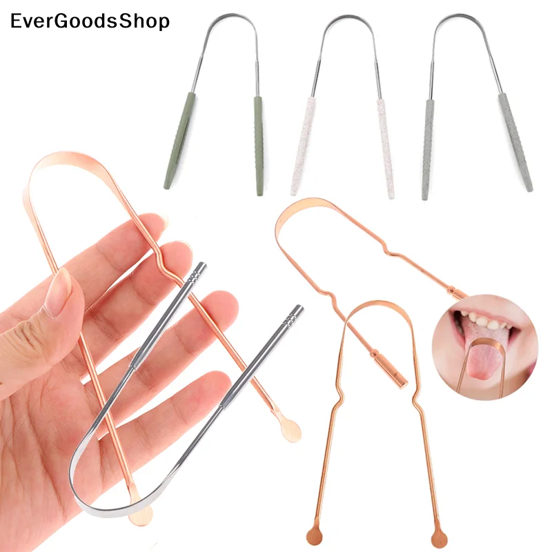 New U-shaped Tongue Scraper Tongue Coating CleaningScraper Remove Bad Breath Bring Fresh Breath For Oral Suitable Men And Women