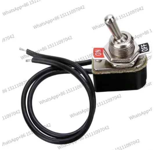 Waterproof 6A toggle switch 250V AC on/off SPST pre wired, 13mm with extension cable