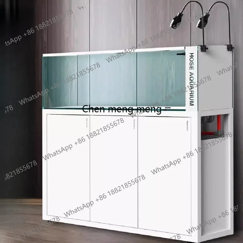 M02 Fishkeeping Water Turtles Aquarium Ecology Floor Indoors Glass Simplicity Aquarium Goldfish Bowl Home Furniture Acquario