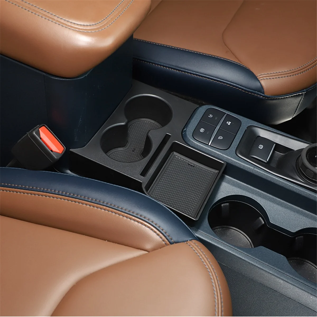 

For Ford Maverick 2022 2023 2024 Car Central Control Organizer Cup Holder Insert Storage Box Accessories jasmine