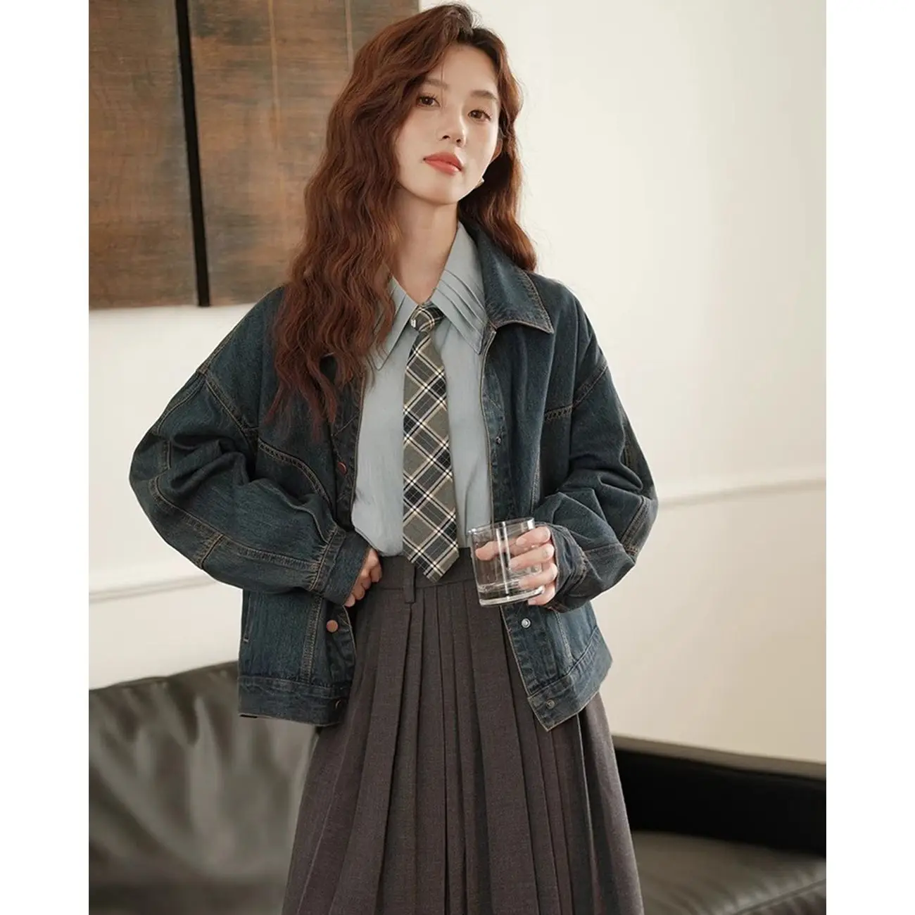 

Белые куртки для женщин, женские пальто, зимние вельветовые лоскутные верхняя одежда, женские передние карманы на пуговицах с длинным рукавом, базовые простые, чистые