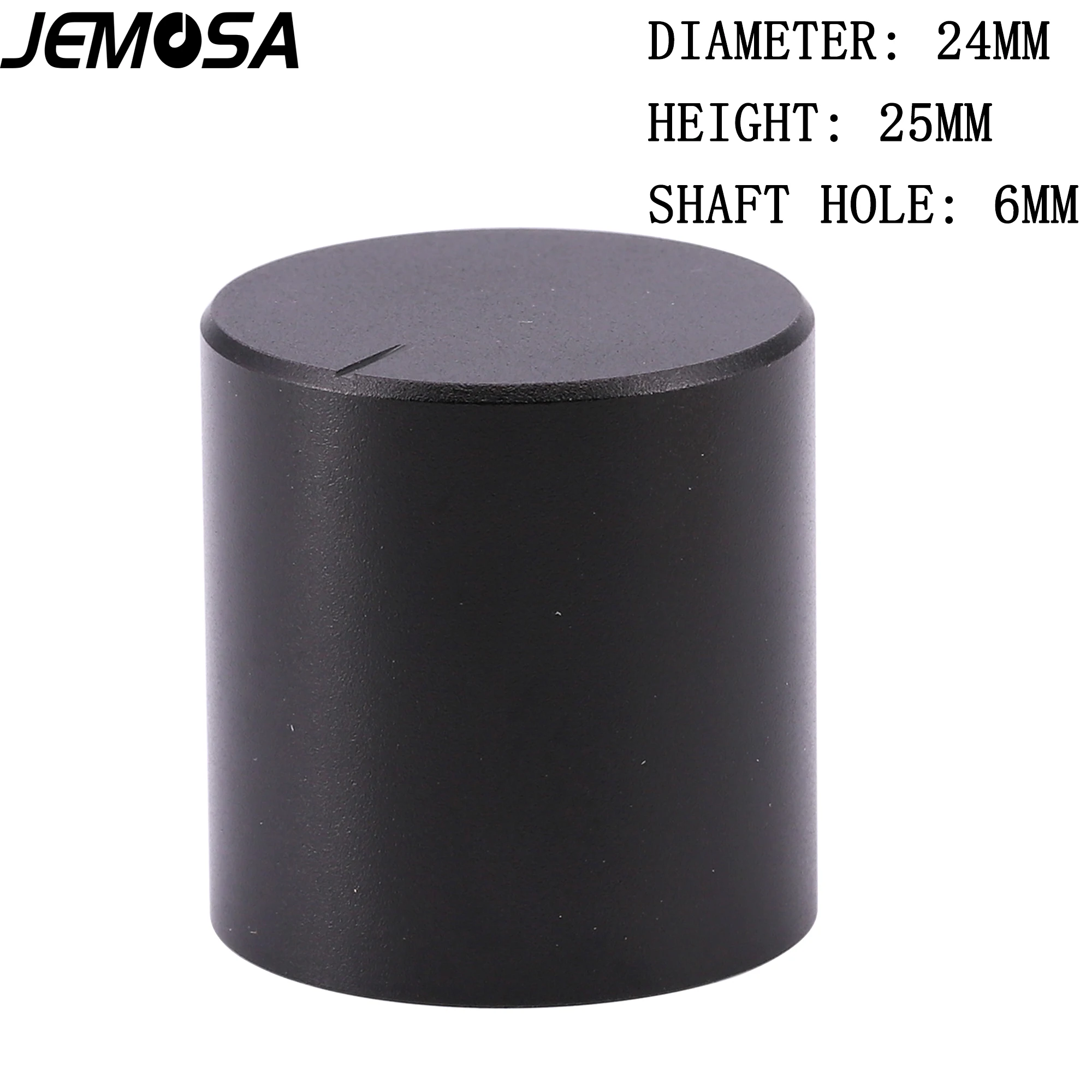 24*25 مللي متر الألومنيوم حجم الجهد المقبض تشكيله الصلبة ل Hifi الصوت الغيتار أمبير تأثير دواسة DAC راديو 6 مللي متر 1 قطعة