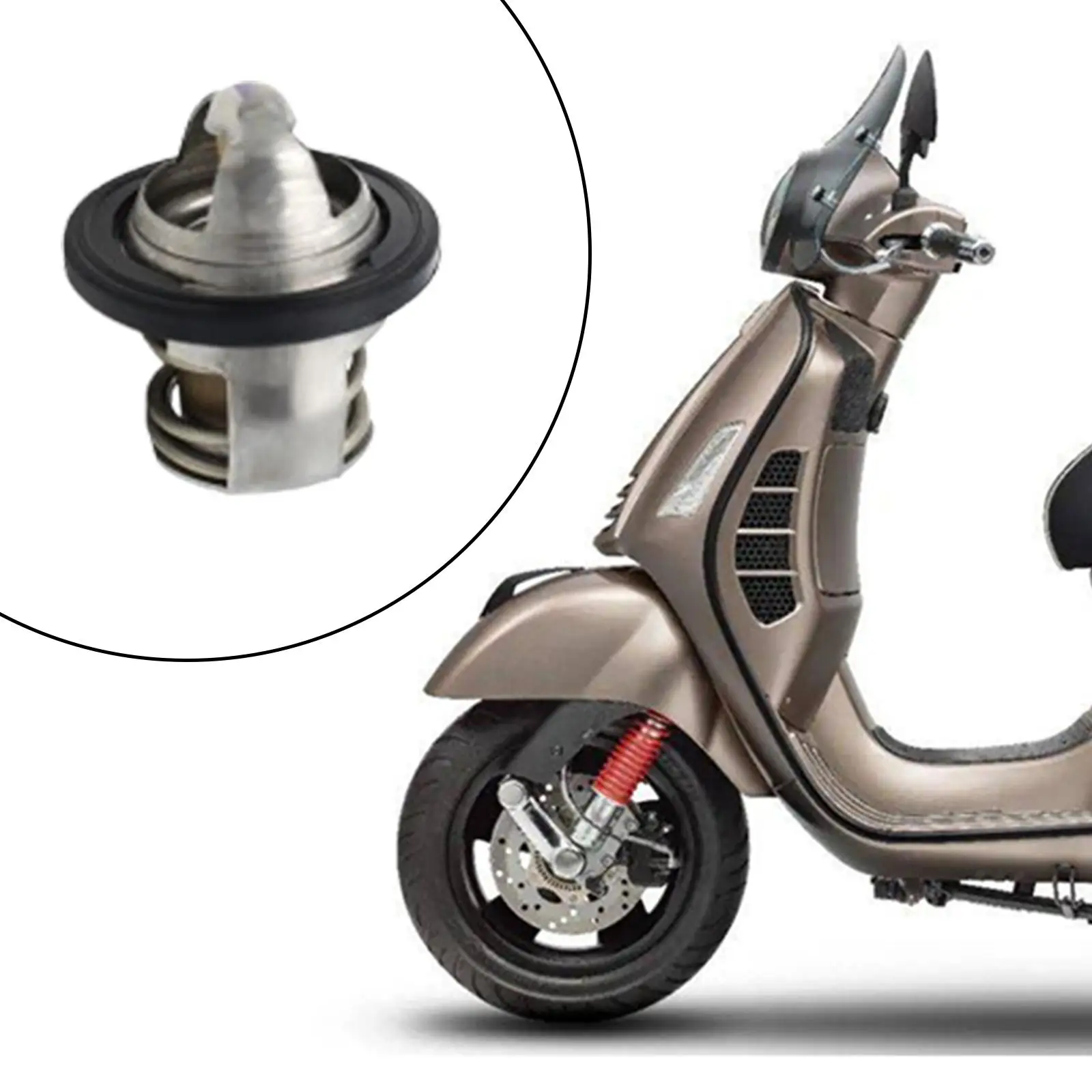 

Motorcycle Thermostat Spare Parts Easy to Install Professional High Performance Replacement Accessories for Vespa GTS 300