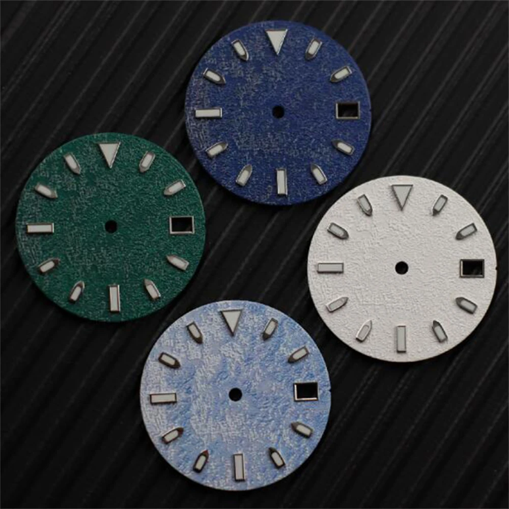 

NH35 Dial BGW9/C3 Green Luminous Watch Dial for NH35 NH36 4R 6R Movement Single Calendar Watch Faces Modified Accessories