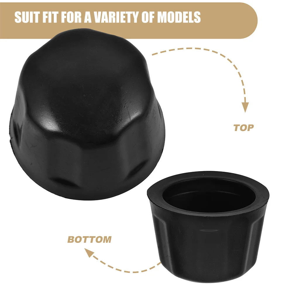 Tampas de borracha para cubo de roda, 4 unidades, substituição para 110-250cc atv, reboque, barco, rolamento de roda, tampas protetoras, tampa do cubo do aro
