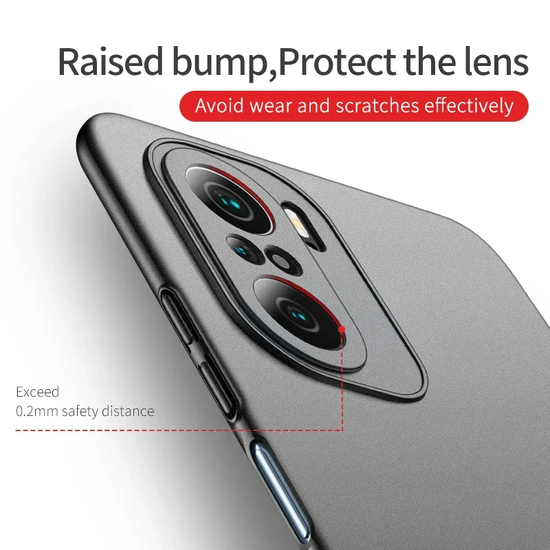 Case Redmi Note 10 Shockproof Covers Hard PC Plastic Ultra Slim Matte Cover For XIAOMI Redmi Note 10S 10T 10 Pro Max 5G Cases