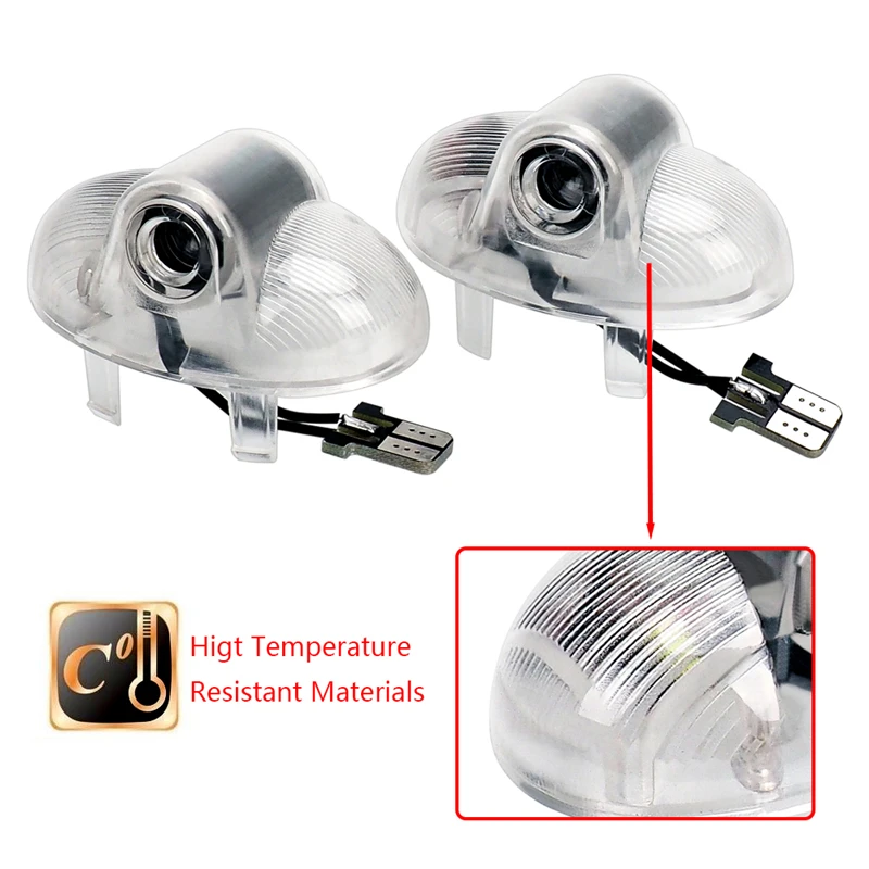2Pcs LED Car Door Courtesy Lamp Welcome Ghost Shadow Lights Accessories For Mazda CX-9 (First  Generation) 2006 2007 2008 -2016