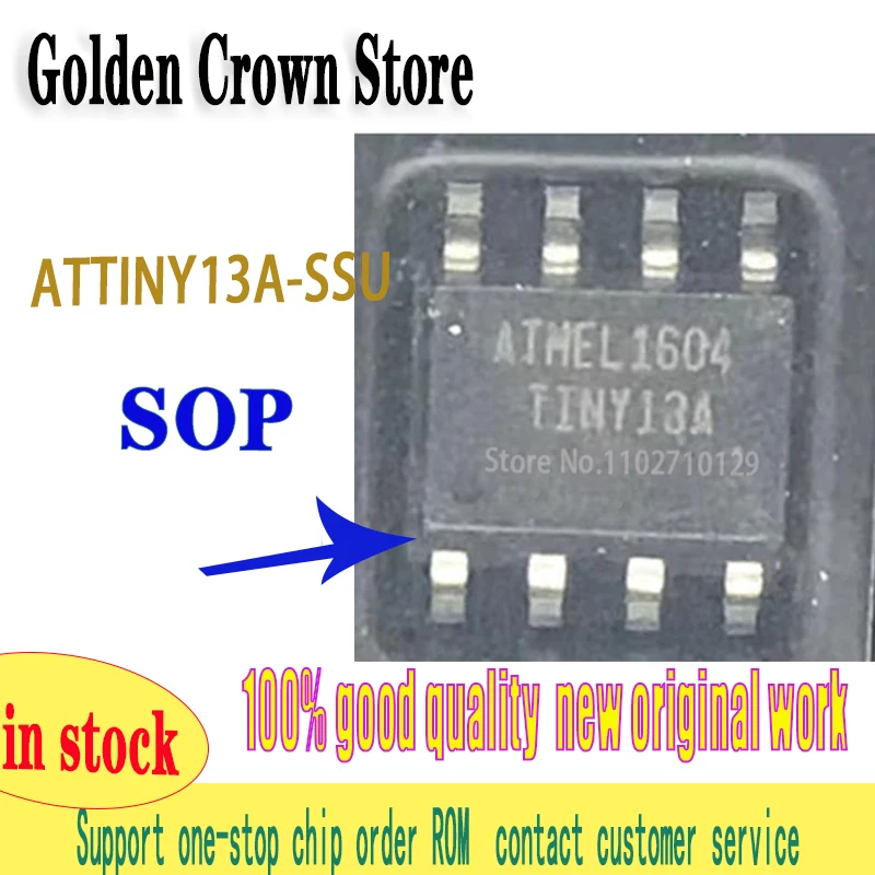 ATTINY13 ATTINY13A 5~10pcs/LOT   TINY13A ATTINY13A-SSU SOP-8