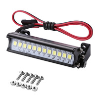 12 LED Hight Bright Dome Light Elaborate Manufacture Prolonged  Roof Lamp for 1/10 RC Car Model Universal 55mm