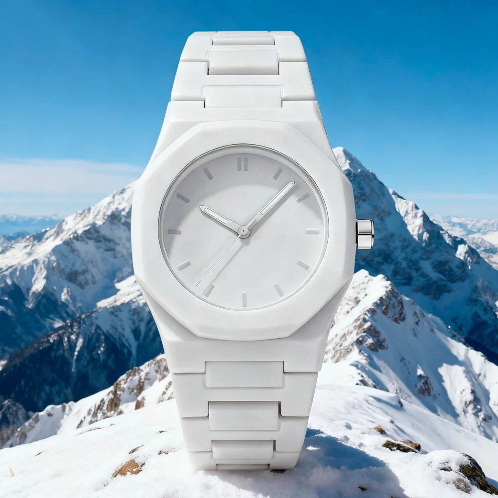 1 montre décontractée pour homme, texture exceptionnelle, idéale pour offrir à des amis à l'occasion de l'Aïd al-Fitr, d'Halloween, de Pâques ou d'un anniversaire.