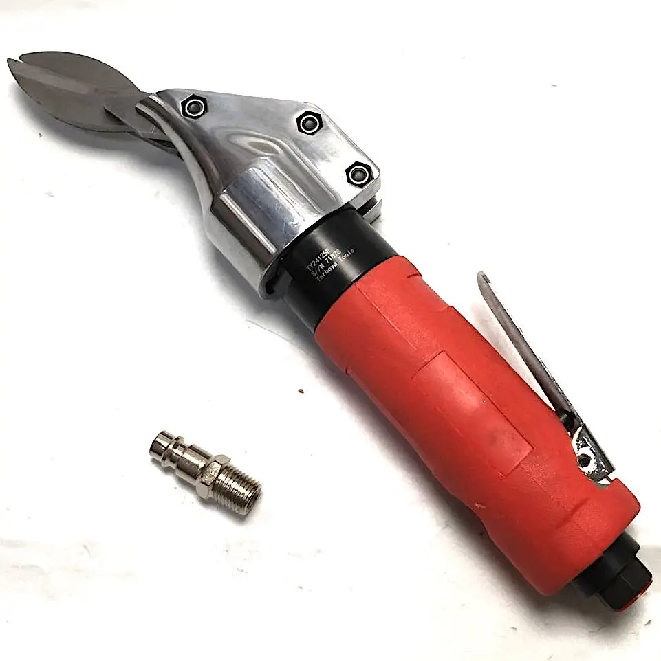 TY24125R Composite Air Operated Shear, 2,500 SPM, 15 Ga. Cut up Capacity for Steel Mesh Inline Grip Cutting Tools