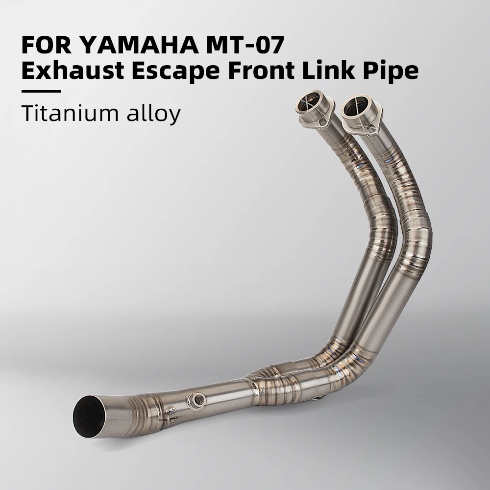 Titanium Alloy exhaust  for motorcycle  MT07 XSR700 FZ700 full system exhaust