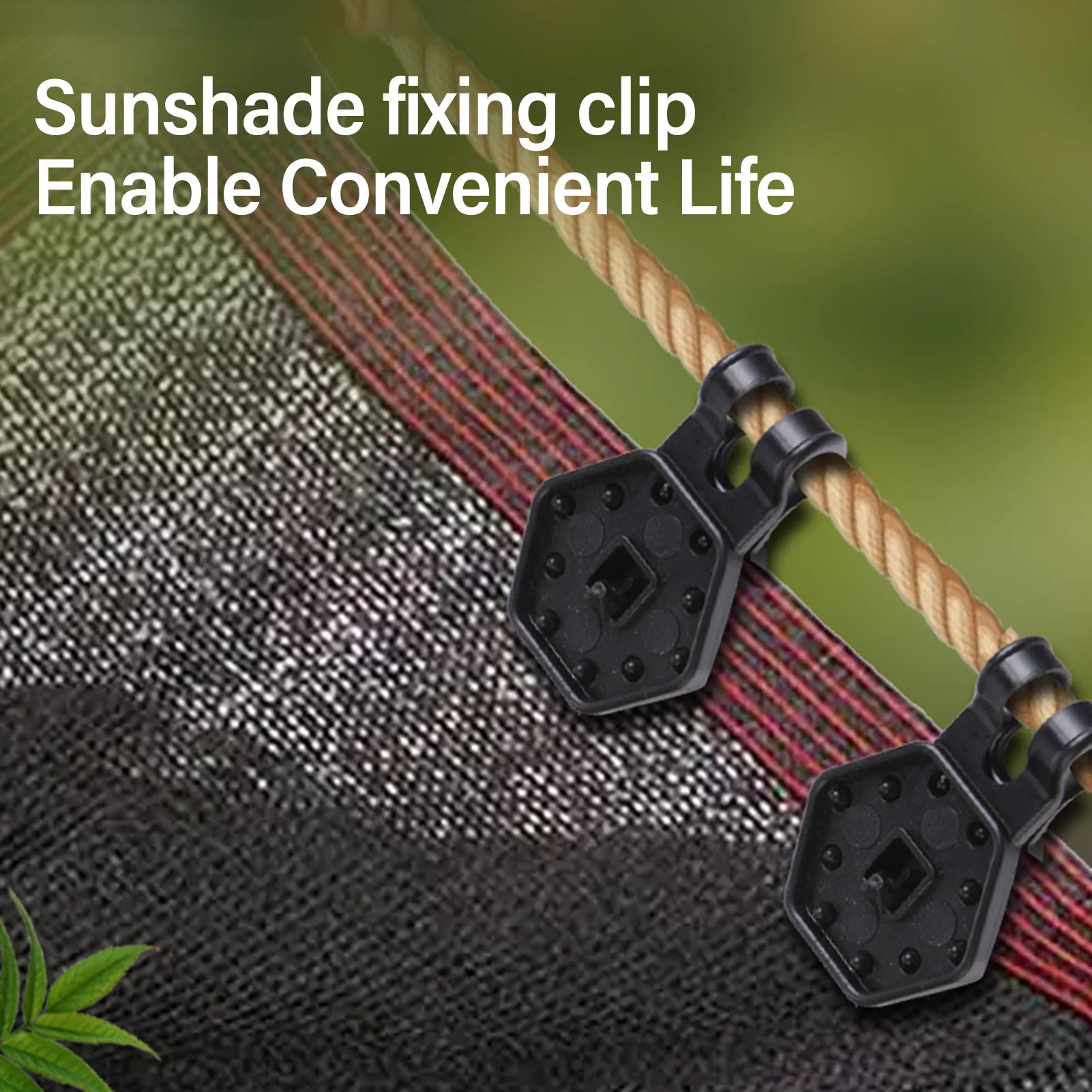 Garden Windproof Shade Cloth Clip Windproof Awning Clamp Solid Fix Clips for Garden Greenhouse Supply