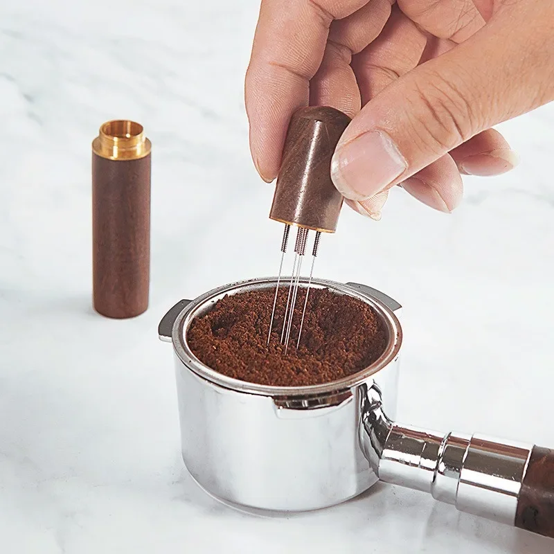 

Professional Stainless Steel WDT Tool and Coffee Tamper, Reliable Espresso Powder Distributor and Mixer, Practical Barista Gear for Daily Coffee Preparation