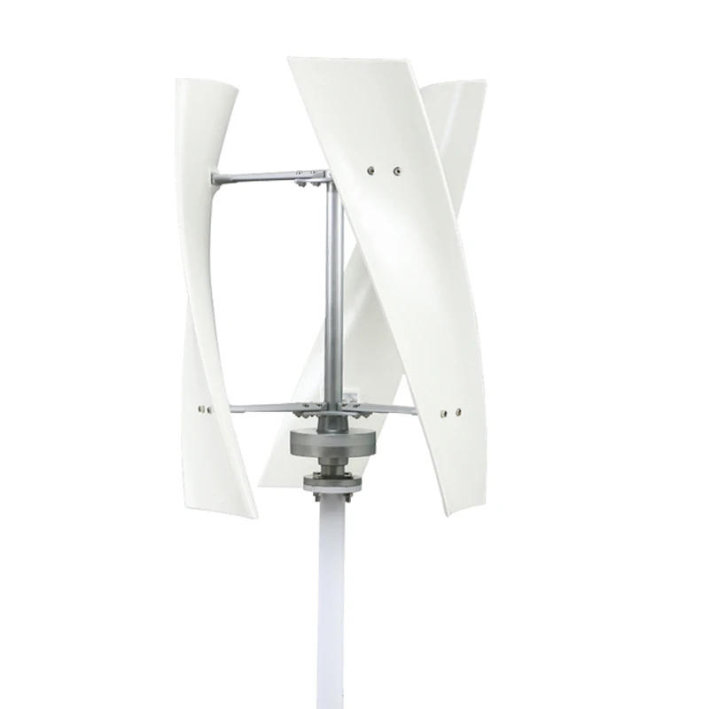 CE Roof Mount Residential 10/15KW 48V Vertical Axis Efficient Wind Turbine Generator For Home Use With Off Grid Inverter