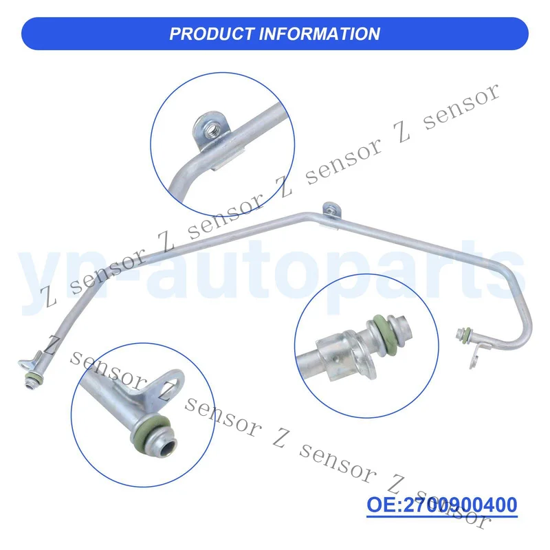 RRR+  Set of 3 Turbocharger Coolant Lines for Benz A B CLA GLA CLASS A180 B200 CLA220