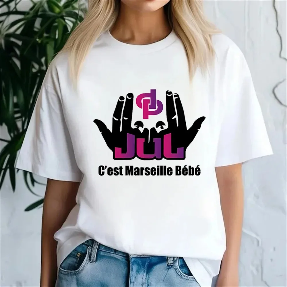 

Rapper Jul Street retro t-shirt hip-hop rap unisex short-sleeved shirt Women Designer Summer T Shirt Girl Graphic Y2k Clothing