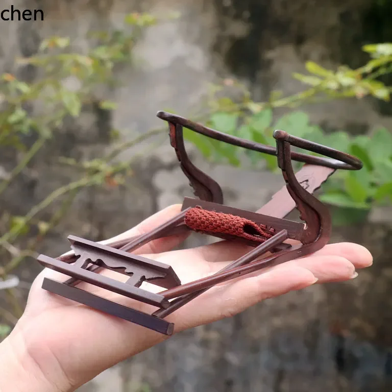miniature ornaments crafts miniature classical mini mahogany small pieces rosewood cross chair