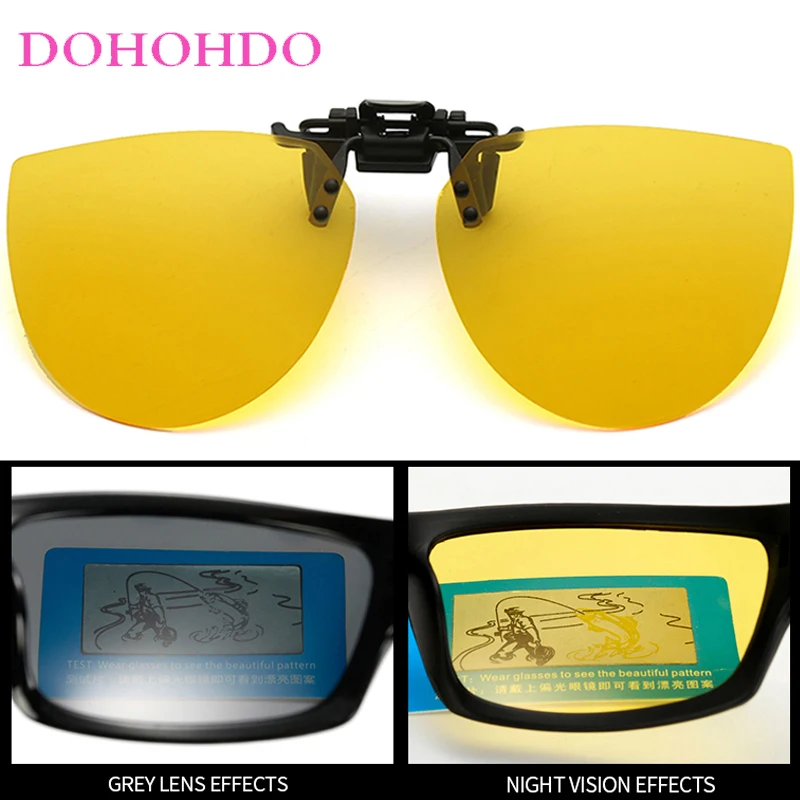 العصرية الاستقطاب القيادة للرؤية الليلية نظارات نسائية العلامة التجارية مصمم كليب على مكبرة الرجال الرياضة في الهواء الطلق المضادة للوهج نظارات UV400 #2