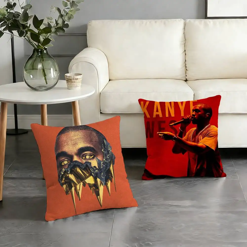 Kanye West YE Funny Pillow Case Pattern Printed Pillowcase For Living Room Sofa Cushion Cover
