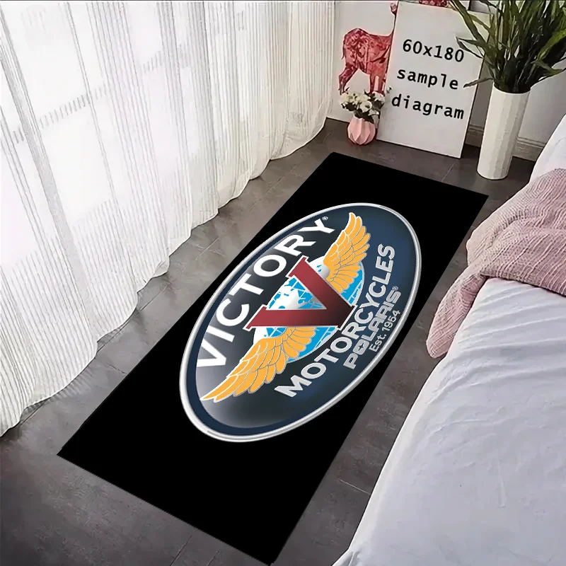 V Moto tapis Garage tapis course Cool Moto affichage Moto affichage tapis anti-dérapant chambre décoration de la maison tapis personnalisé