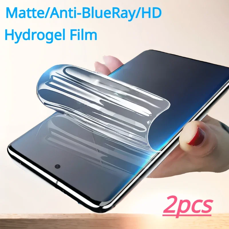 2Pcs Matte/HD/Anti-Blue Ray Hydrogel Film Screen Protector For Tecno Pova 6 Pro 5 4 3 Screen Protector Tecno Pova 5 4 Pro Neo 2