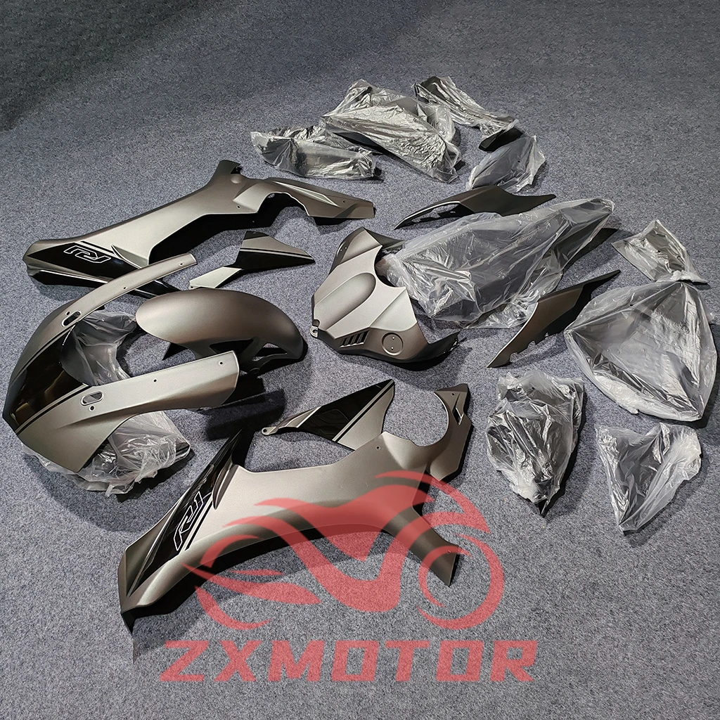 

Motorcycle Fairings for YAMAHA YZF R1 2015 2016 2017 2018 2019 Fairing Kit YZF-R1 15 16 17 18 19 ABS Painted Fairings Black Grey