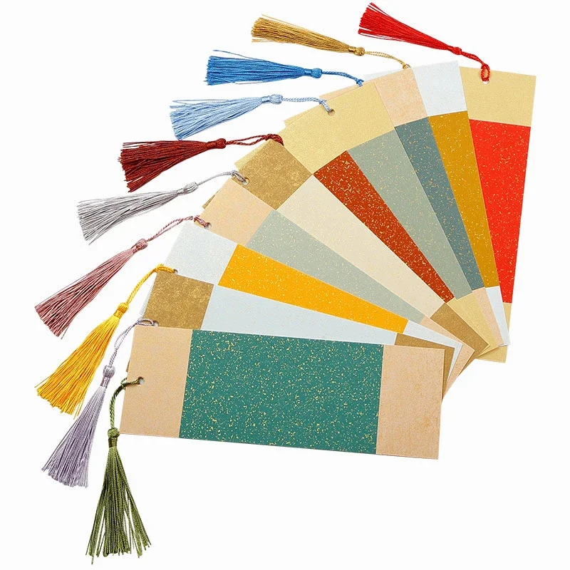 Tarjetas marcapáginas de papel Batik Xuan, marcadores exquisitos, pincel, bolígrafo duro, dibujo de caligrafía, marcapáginas de papel de arroz, tarjetas de papel Xuan DIY