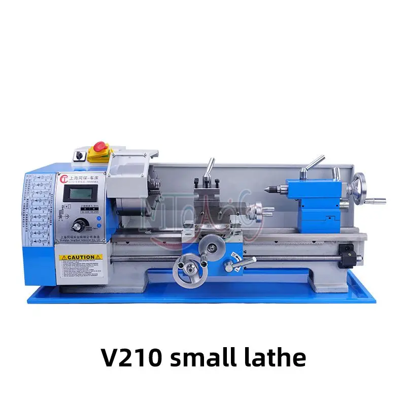 

210 Multi-function Micro-meter Metal Lathe Woodworking Small Machine Tool 220v Precise Household Small Bead Machine CNC Lathe