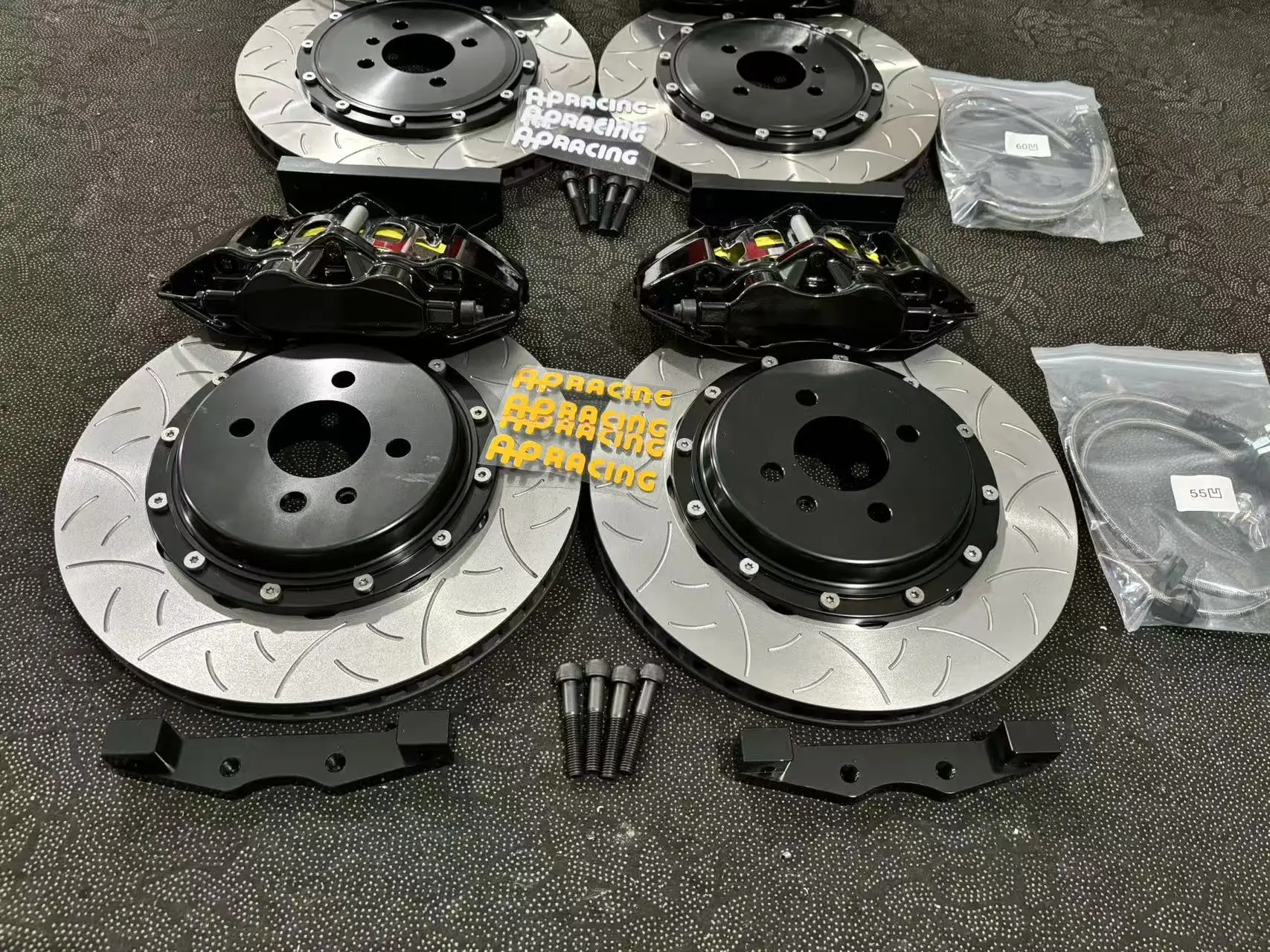 Complete Big Brake Kit Front R - Front Rear Brake Caliper Bracket Kit review and price