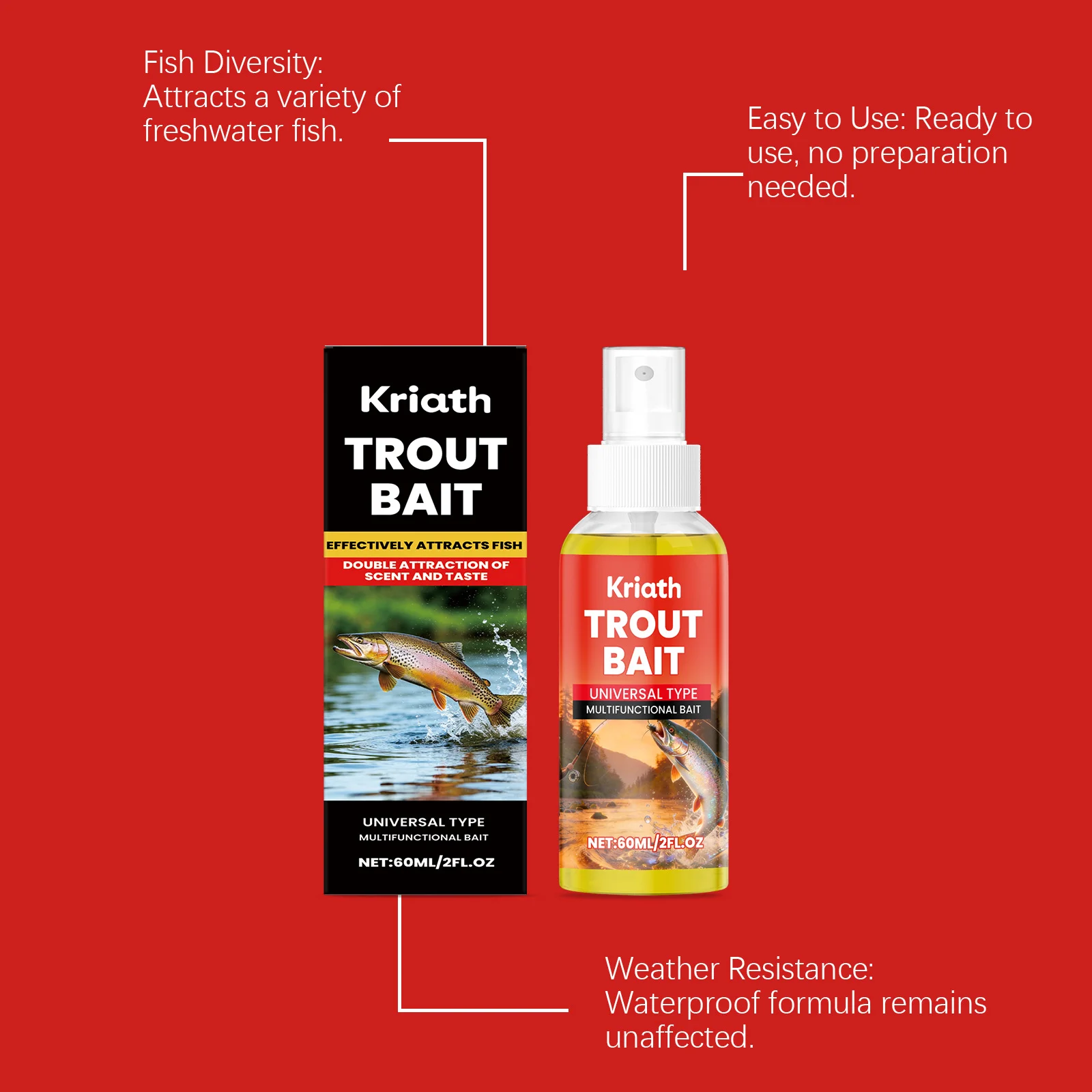1/2PCS Fish Attractant Spray 6 - Aquarium Fish Diseases recension och pris
