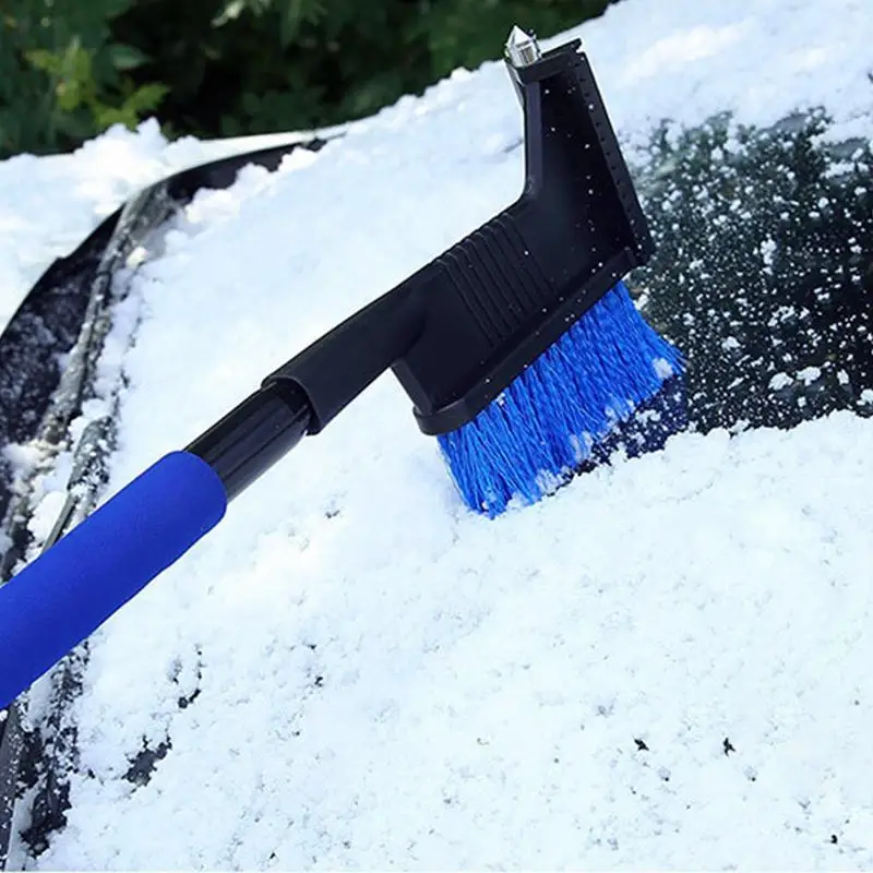 Pelle à neige et grattoir à glace d'hiver pour voiture, brosse de balayage, livres de pare-brise de fenêtre, outil de retrait