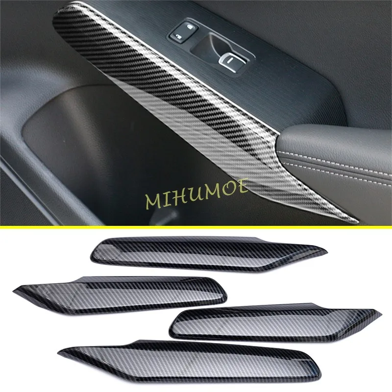 

For Honda Civic 11th 2022-2025 Carbon Fiber Interior Door Armrest Cover Trims Stylish Accessories 2023 2024