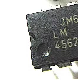 LM4562NA dual operational amplifier, upgradeable to NE5532, JRC4558, high-end audio grade