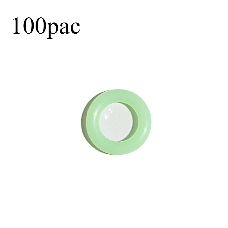 Luminous Silicone O-Shaped Glow Ring for Outdoor Camping Tent Peg Night Fishing Safety Warning Ring Essential for Nighttime Outd