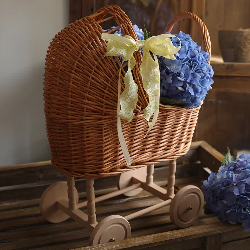 ins-rotin-weaving-baby-cart-creative-flower-shop-diy-flower-basket-wedding-decoration-storage-paniers-window-display-small-cart