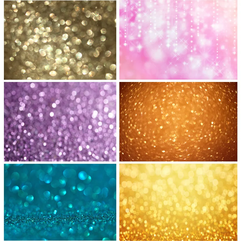 

Photorealistic Fabric Bokeh Photography Backdrops Glitter Facula Light Spot Photo Background Studio Photocalls Props TTU-45