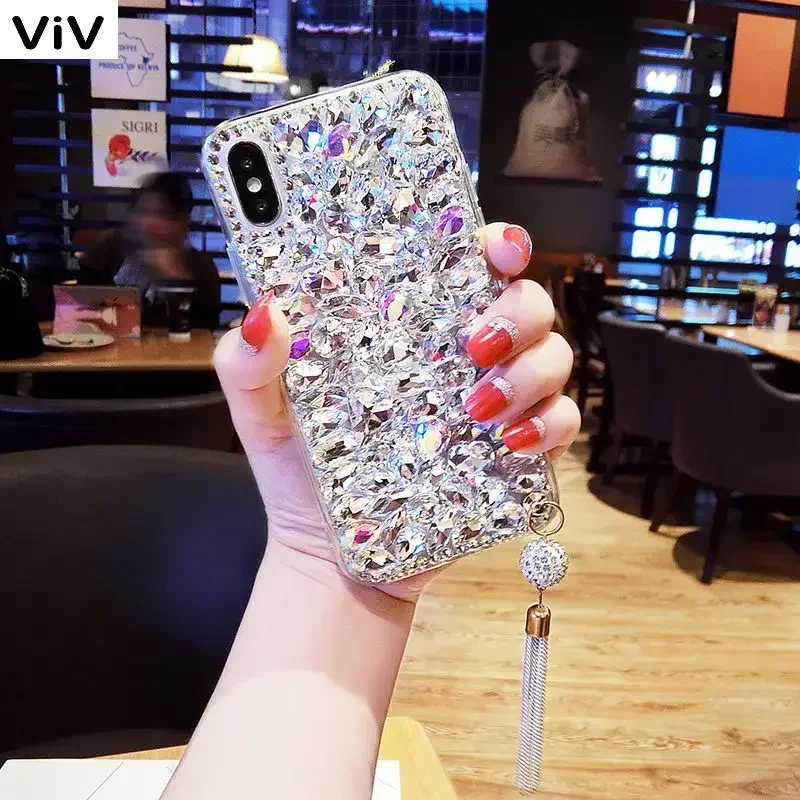 G24 Rhinesotne Case For Motorola Moto Edge 50 Pro Fushion Ultra S50 Neo 5G G85 G34 G64 G64y G04S G04 Cover Bling Telefon Funda