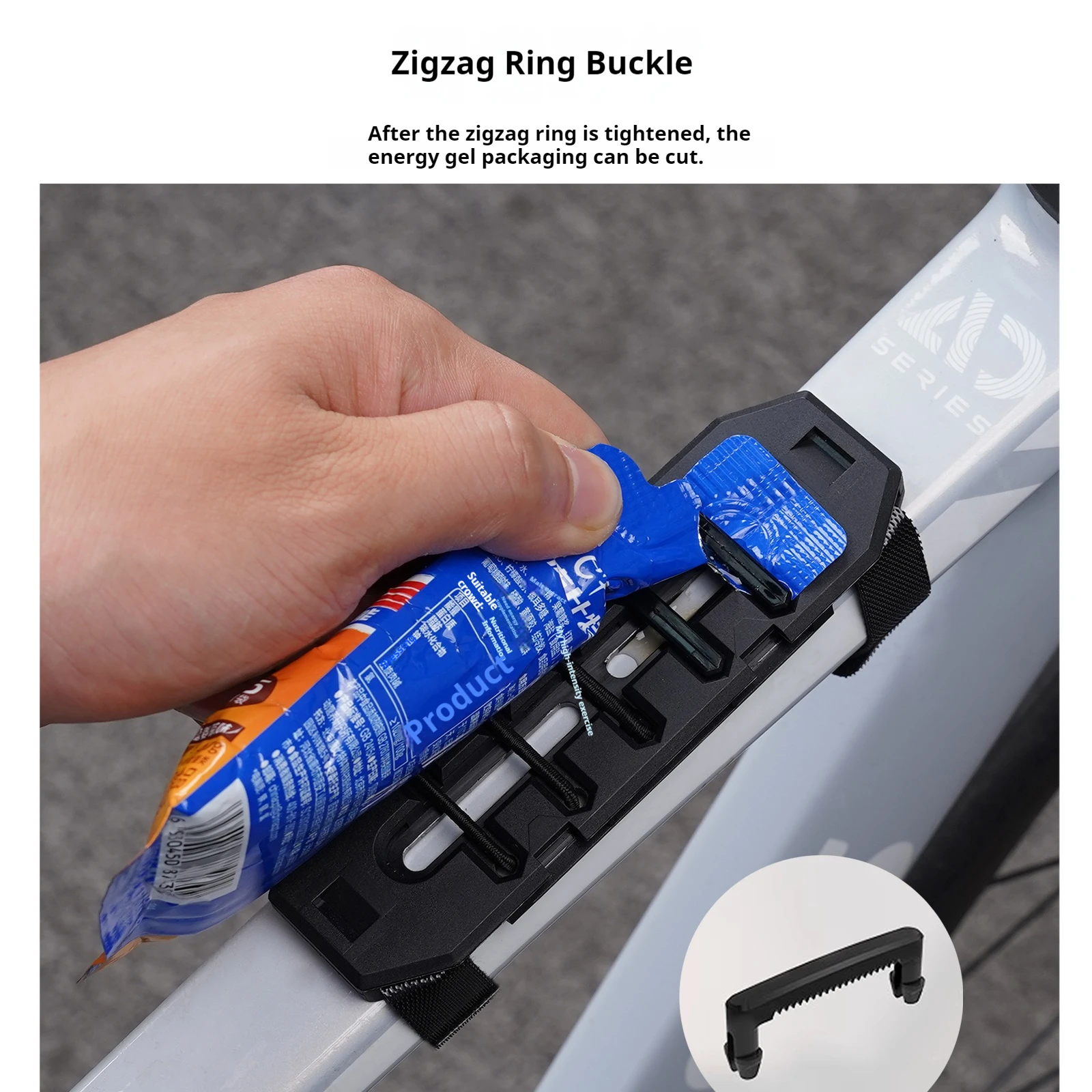 Uchwyt na żele energetyczne do roweru