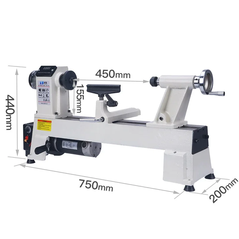 900W multifunctional small machine tool woodworking CNC automatic lathe household mini turning machine 220V