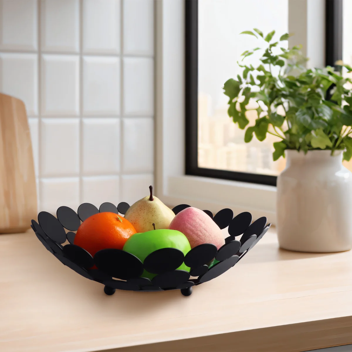 

Металлическая корзина для фруктов, креативная настольная центральная подставка для фруктов, декоративная столешница, подставка для фруктов, кухонная столешница