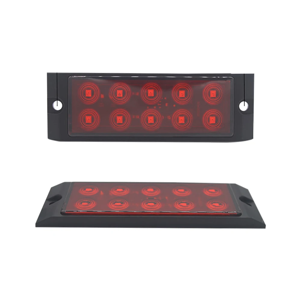 10 Leds Truck Side Lights 12V 24V Clearance Lamps For Pickup Tractor Boat Semi-trailer Waterproof Driving Brake Warning Signals