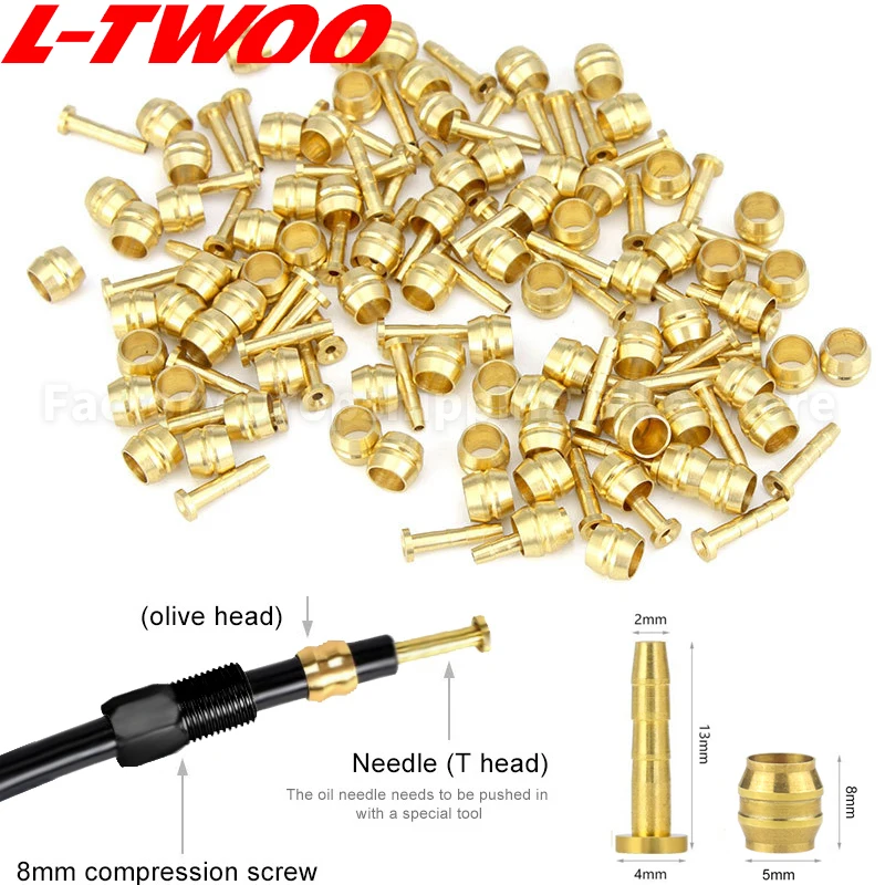 LTWOO Bicycle Hydraulic Disc Brake Oil Needle Olive Head Connect Inserts R7/R9/RX/GR7/GR9/GRT Brake Oil Hose Accessories