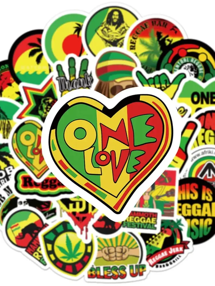 AliExpress Rspctou 10/30/50pcs Bob Marley Reggae Music Graffiti Stickers Cool Personalized Sticker Decoration DIY Laptop Bike Suitcase Phone Decals